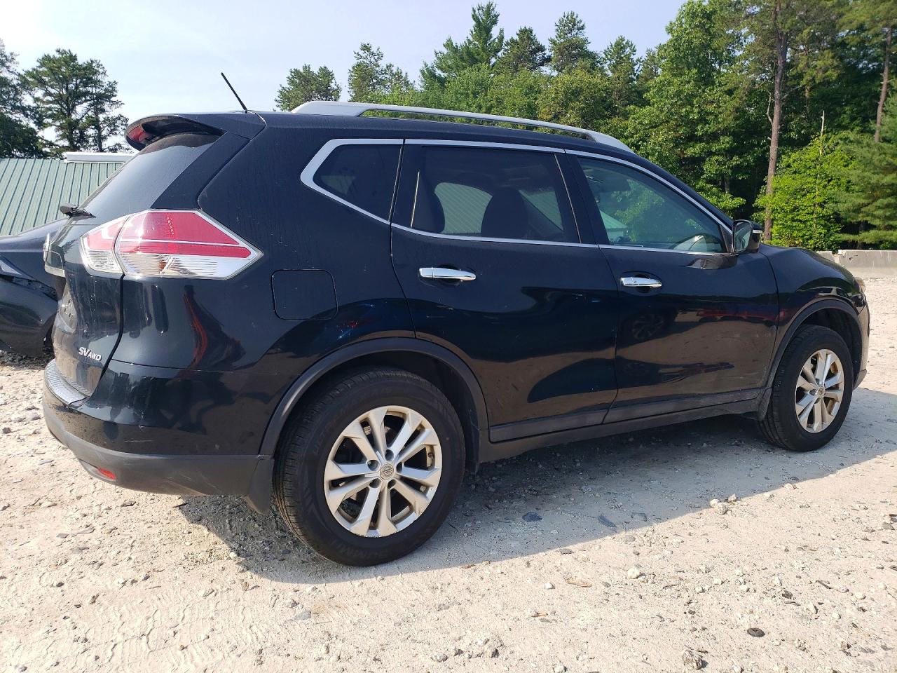2015 Nissan Rogue Sv Black vin: 5N1AT2MV6FC871923