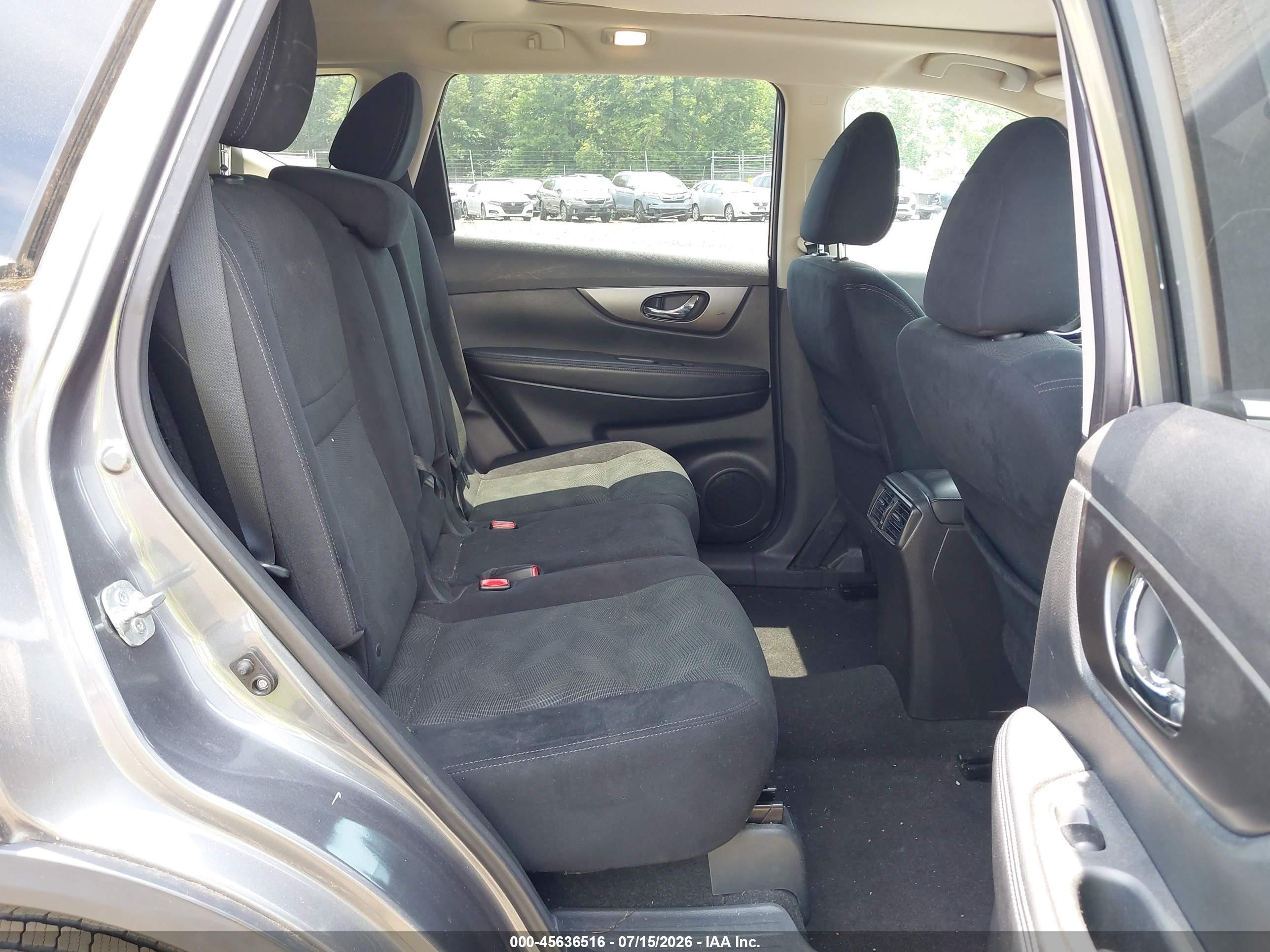 2015 Nissan Rogue Sv Gray vin: 5N1AT2MV6FC882159