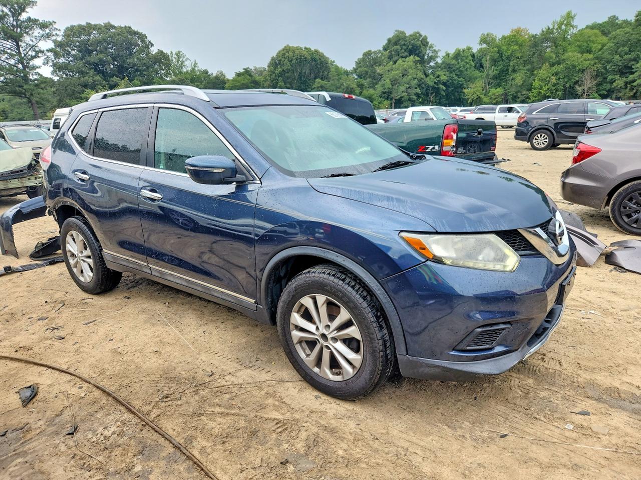 2015 Nissan Rogue Sv Charcoal vin: 5N1AT2MV6FC887491