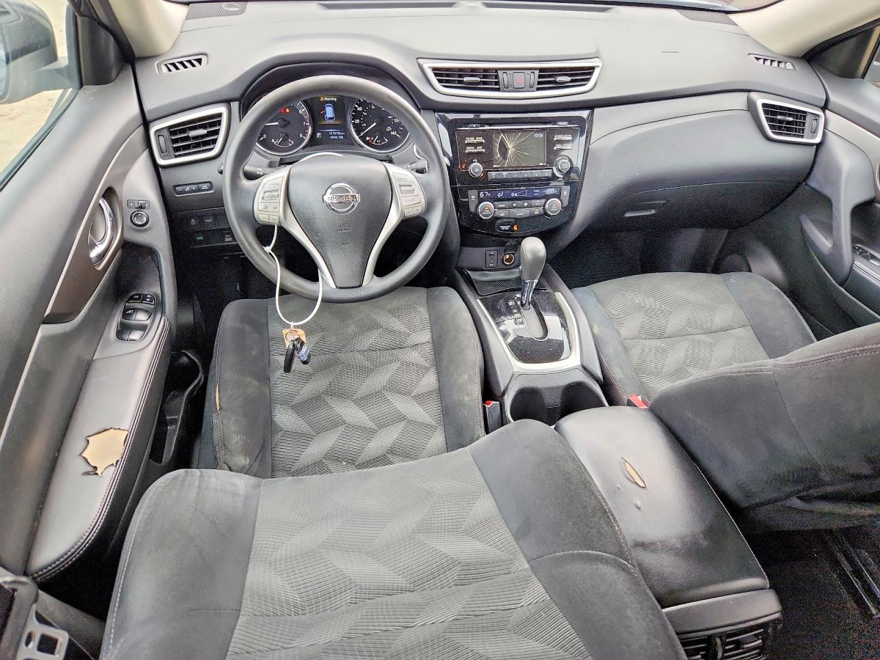 2015 Nissan Rogue Sv Charcoal vin: 5N1AT2MV6FC887491