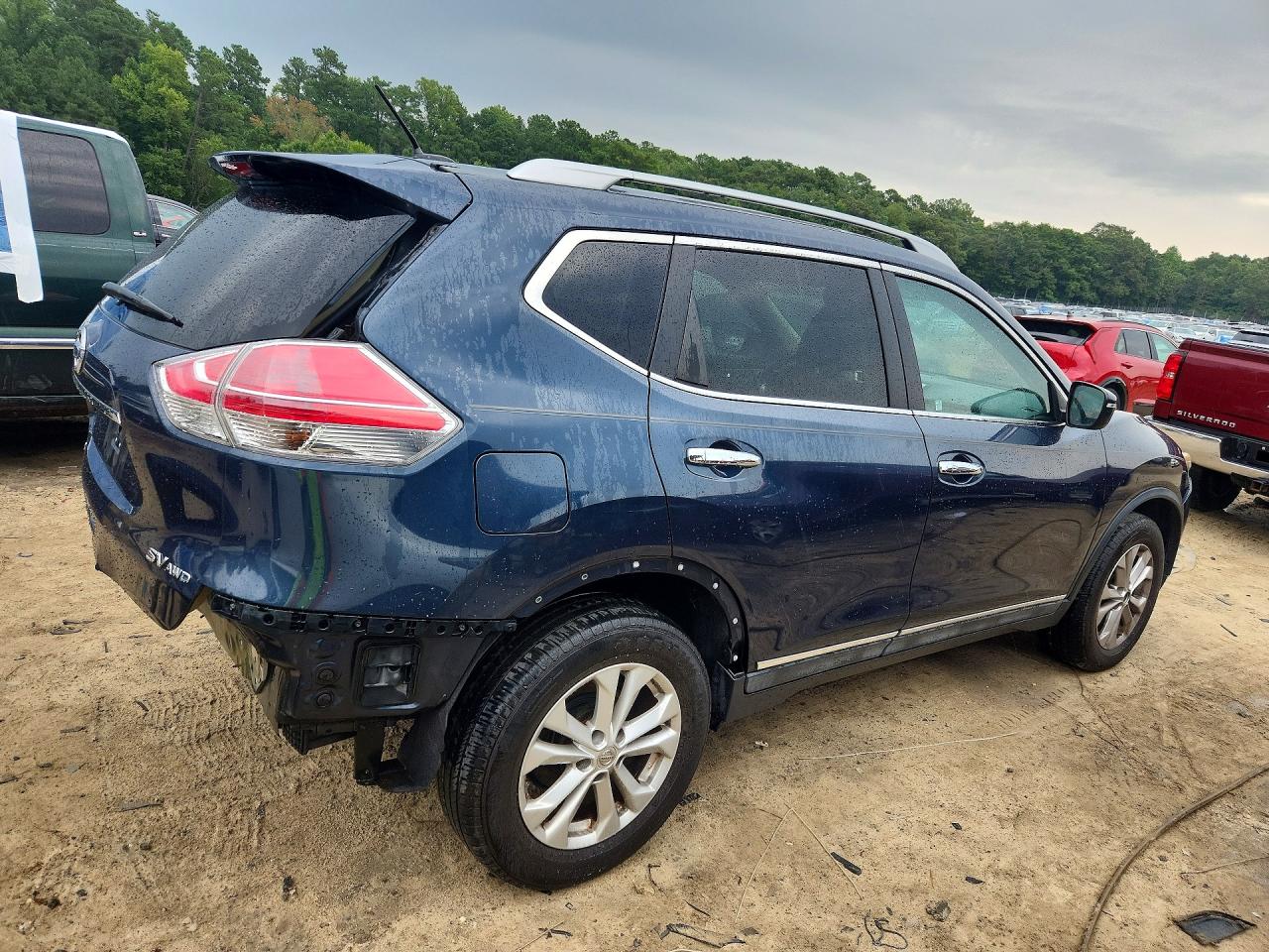 2015 Nissan Rogue Sv Charcoal vin: 5N1AT2MV6FC887491