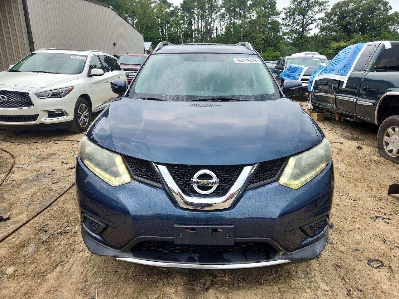2015 Nissan Rogue Sv Charcoal vin: 5N1AT2MV6FC887491