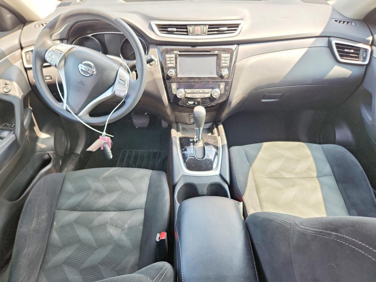 2015 Nissan Rogue Sv Black vin: 5N1AT2MV6FC896627