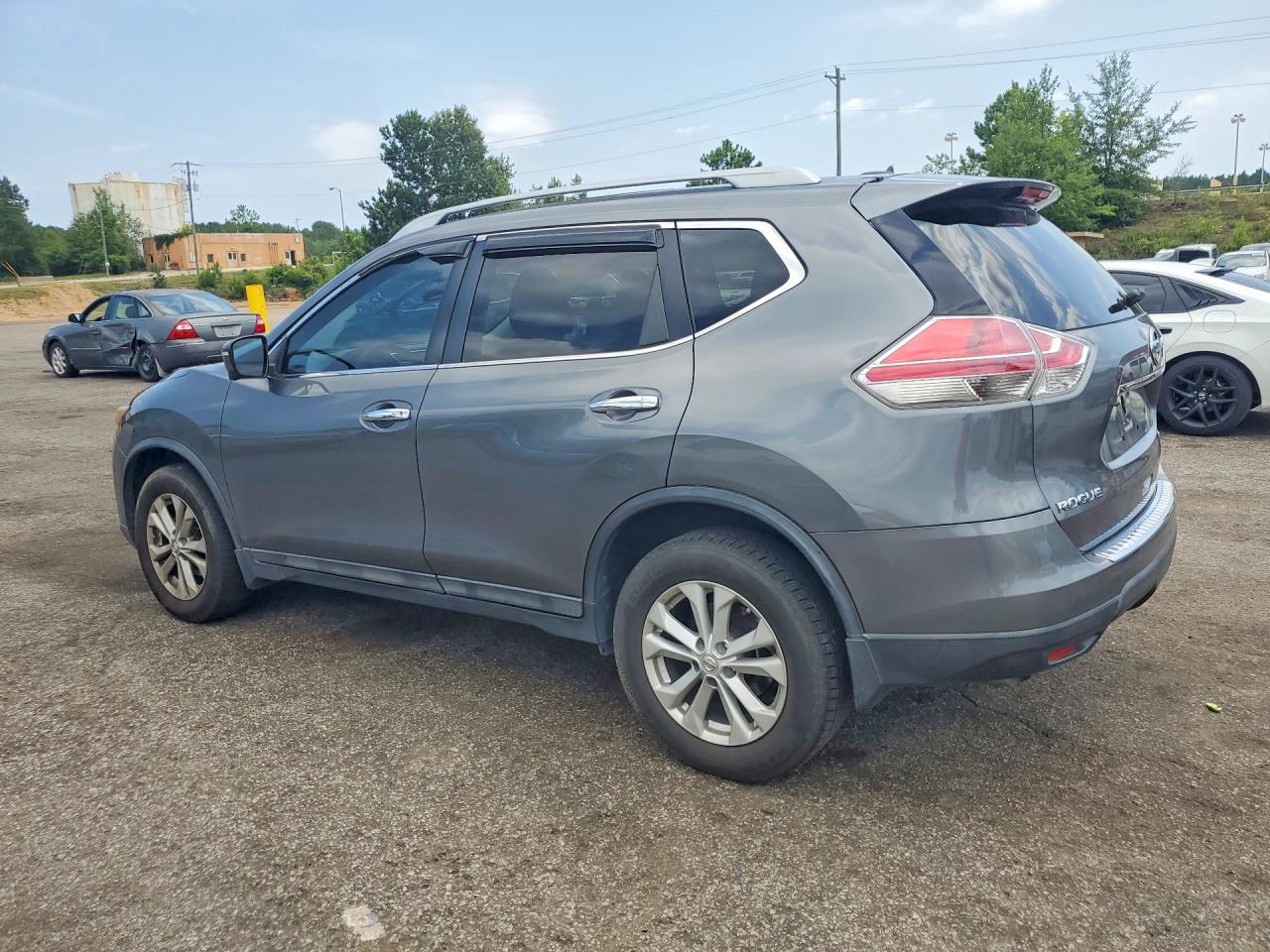 2015 Nissan Rogue Sv Gray vin: 5N1AT2MV6FC909702
