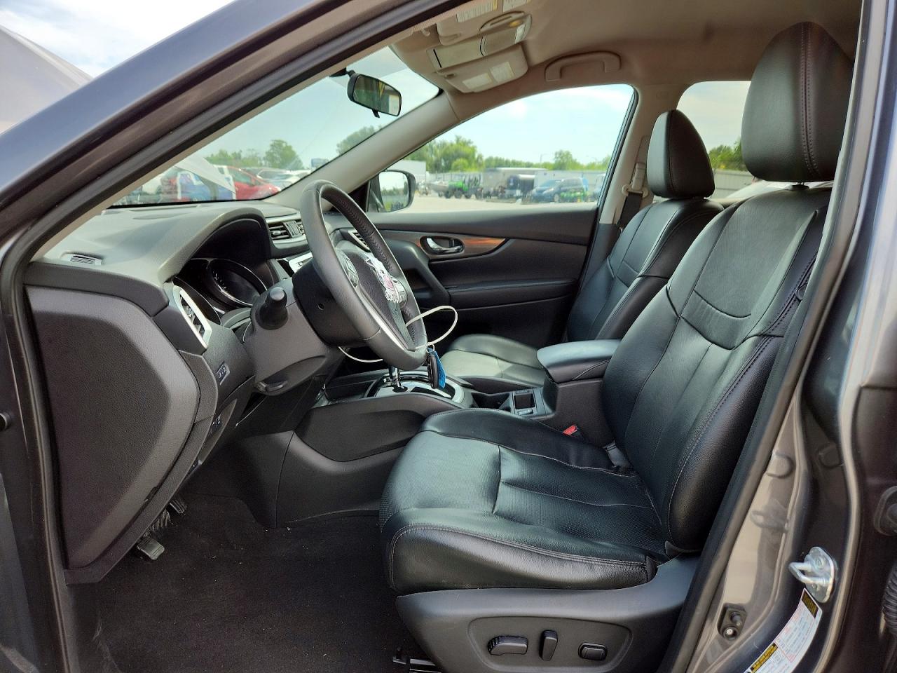 2015 Nissan Rogue Sl Gray vin: 5N1AT2MV6FC916584