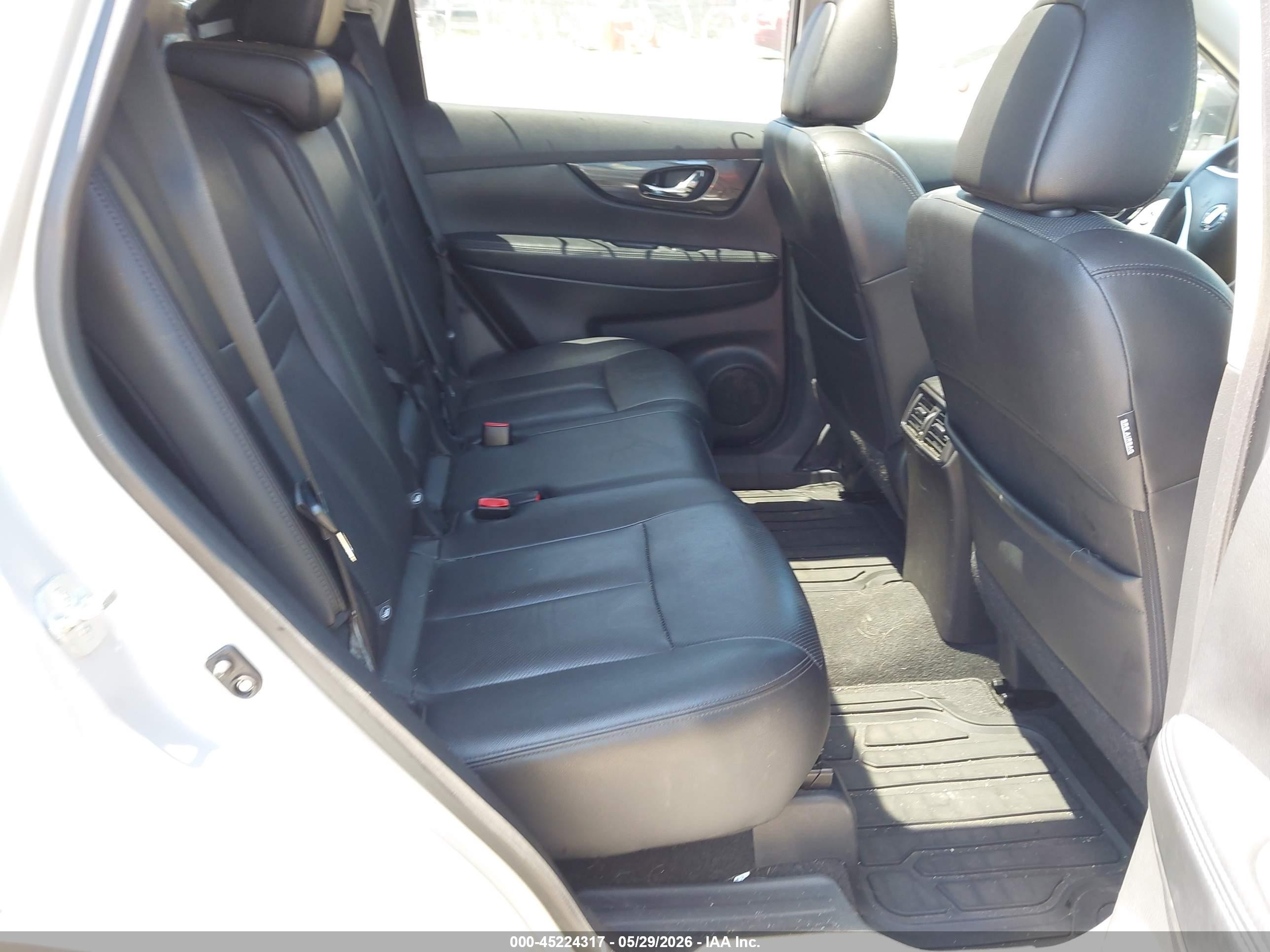 2015 Nissan Rogue Sl Silver vin: 5N1AT2MV6FC916598