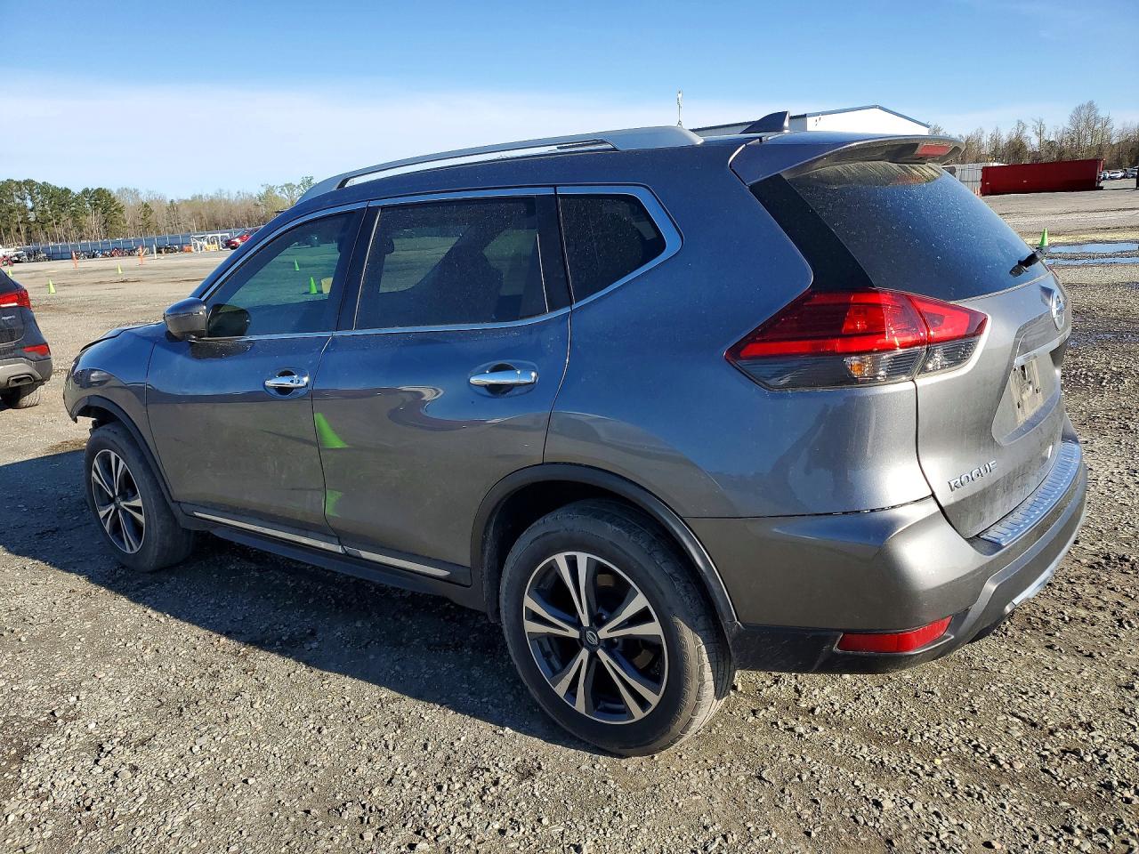 2017 Nissan Rogue Sl Gray vin: 5N1AT2MV6HC740185
