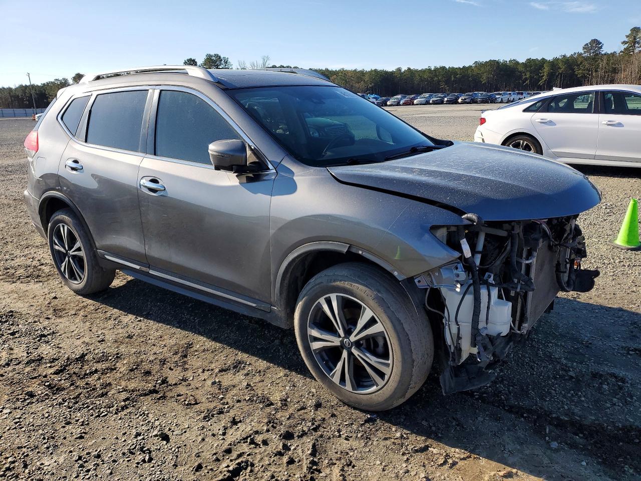 2017 Nissan Rogue Sl Gray vin: 5N1AT2MV6HC740185