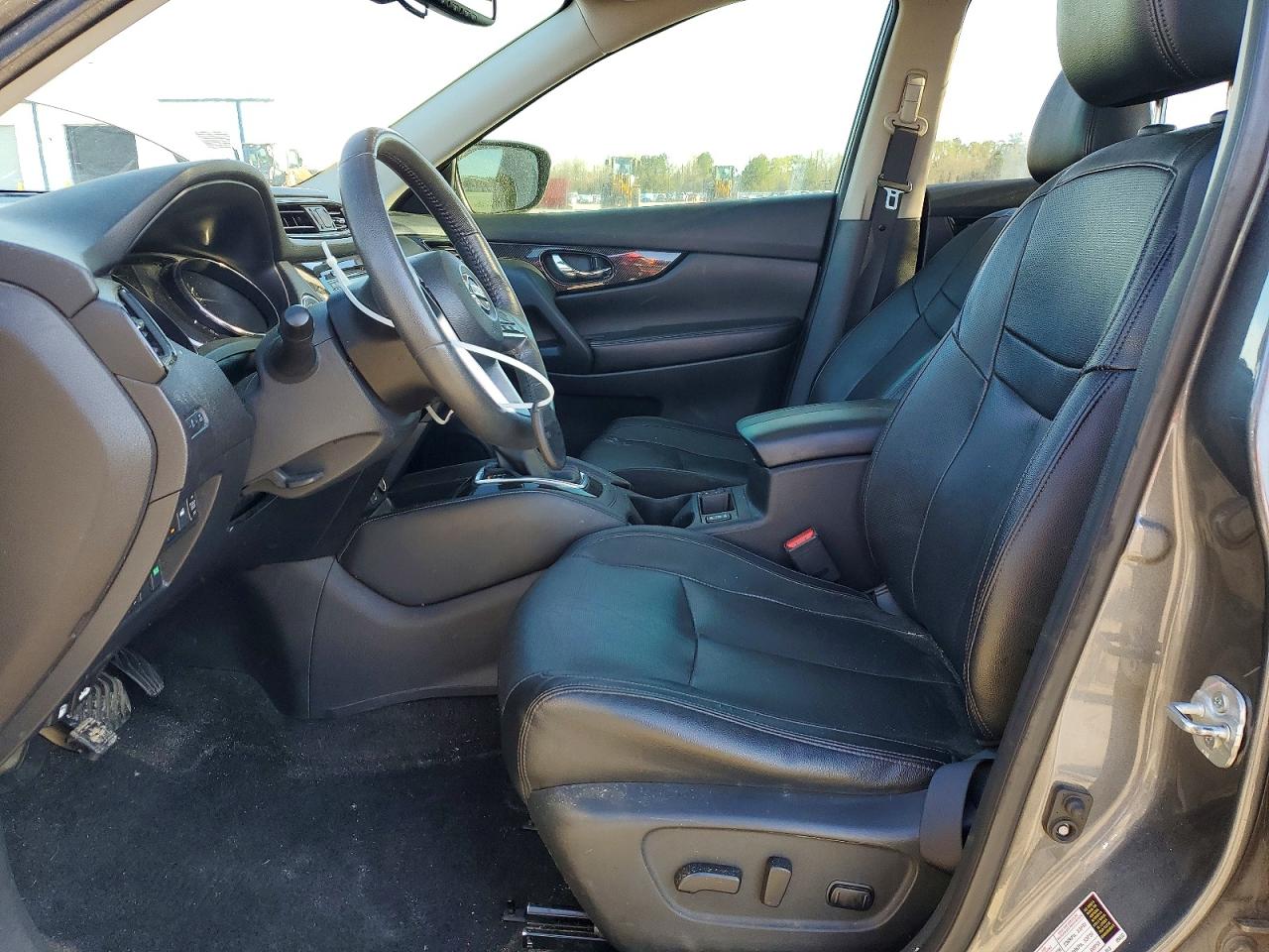 2017 Nissan Rogue Sl Gray vin: 5N1AT2MV6HC740185