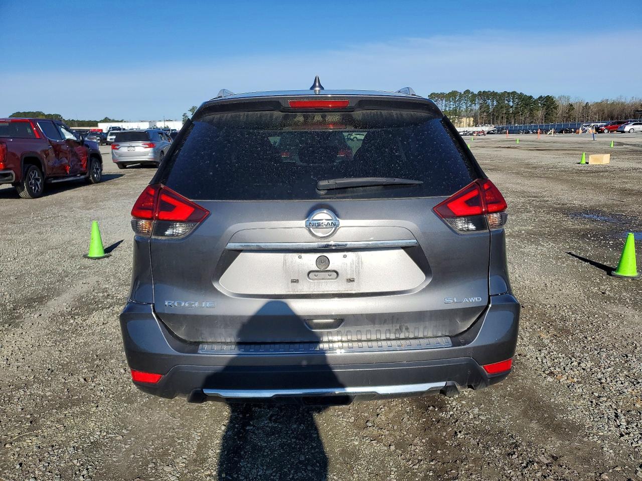 2017 Nissan Rogue Sl Gray vin: 5N1AT2MV6HC740185