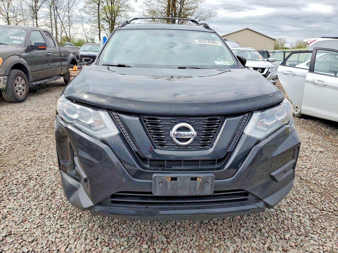 2017 Nissan Rogue Sv Черный vin: 5N1AT2MV6HC754197