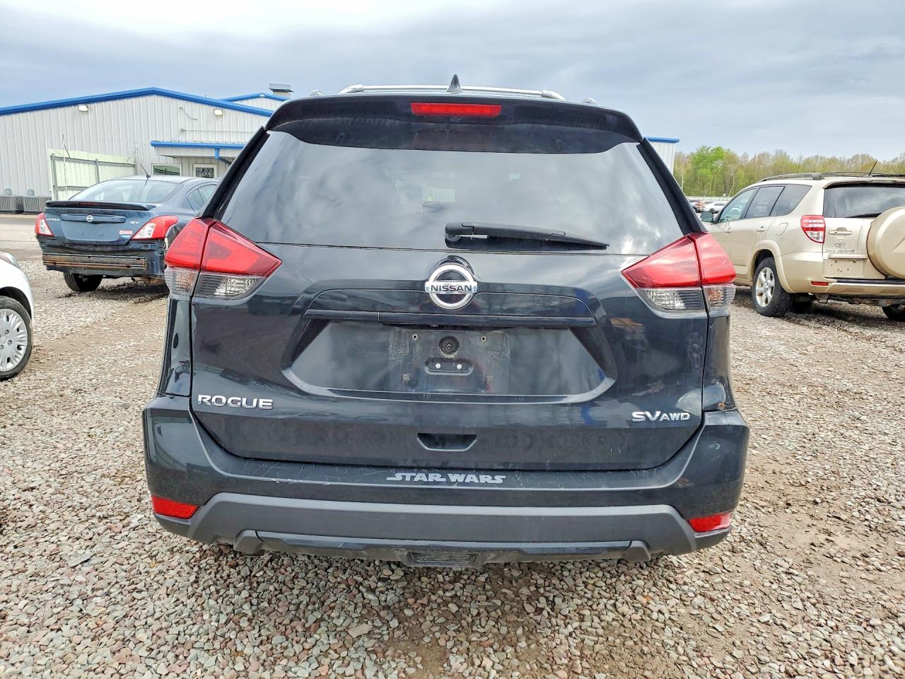 2017 Nissan Rogue Sv Черный vin: 5N1AT2MV6HC754197