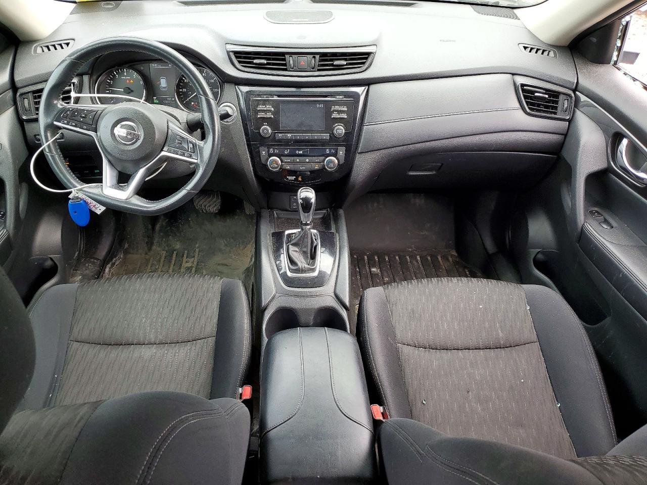 2017 Nissan Rogue Sv Черный vin: 5N1AT2MV6HC754197