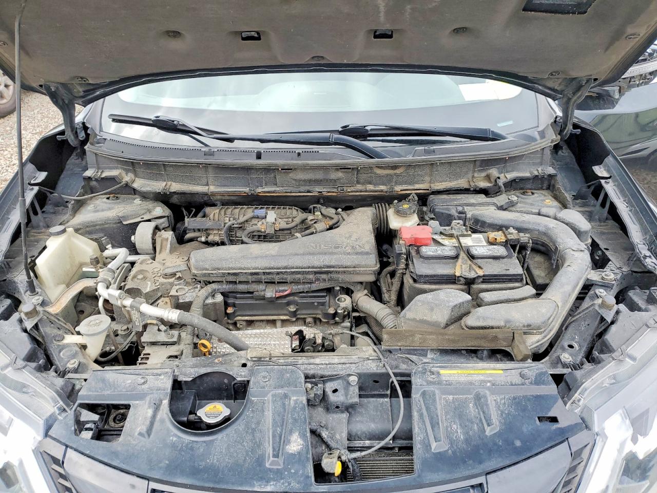 2017 Nissan Rogue Sv Черный vin: 5N1AT2MV6HC754197