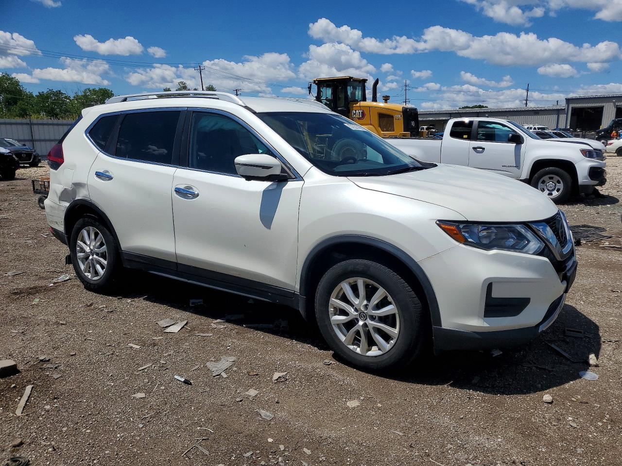 2018 Nissan Rogue Sv White vin: 5N1AT2MV6JC733159