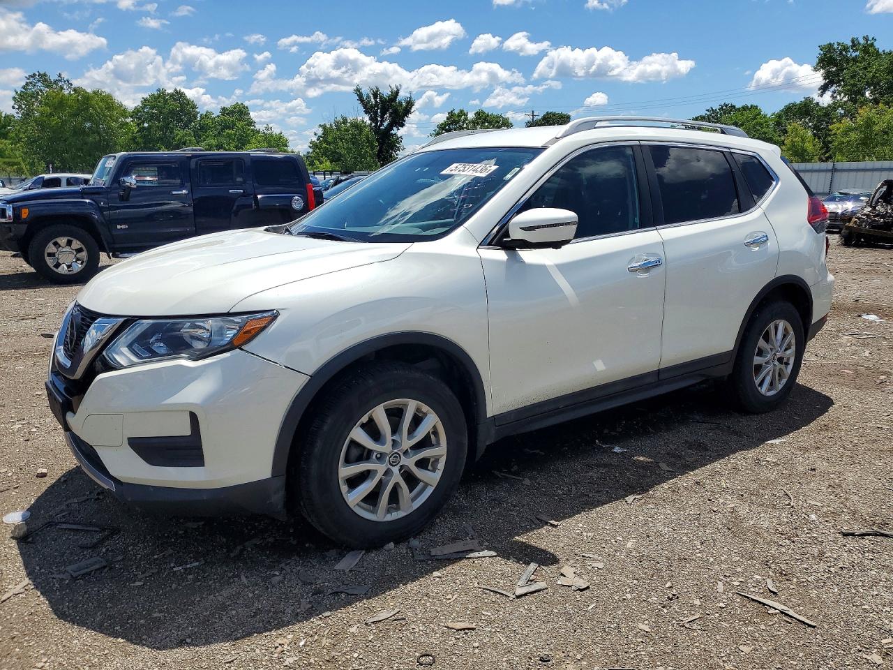 2018 Nissan Rogue Sv White vin: 5N1AT2MV6JC733159