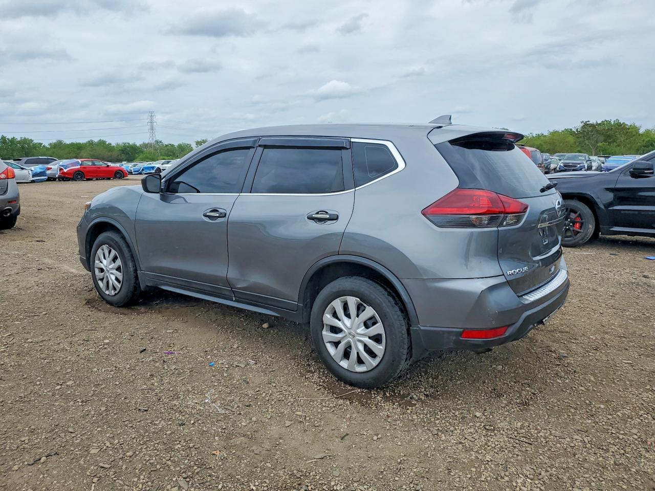 2018 Nissan Rogue S Серый vin: 5N1AT2MV6JC744985