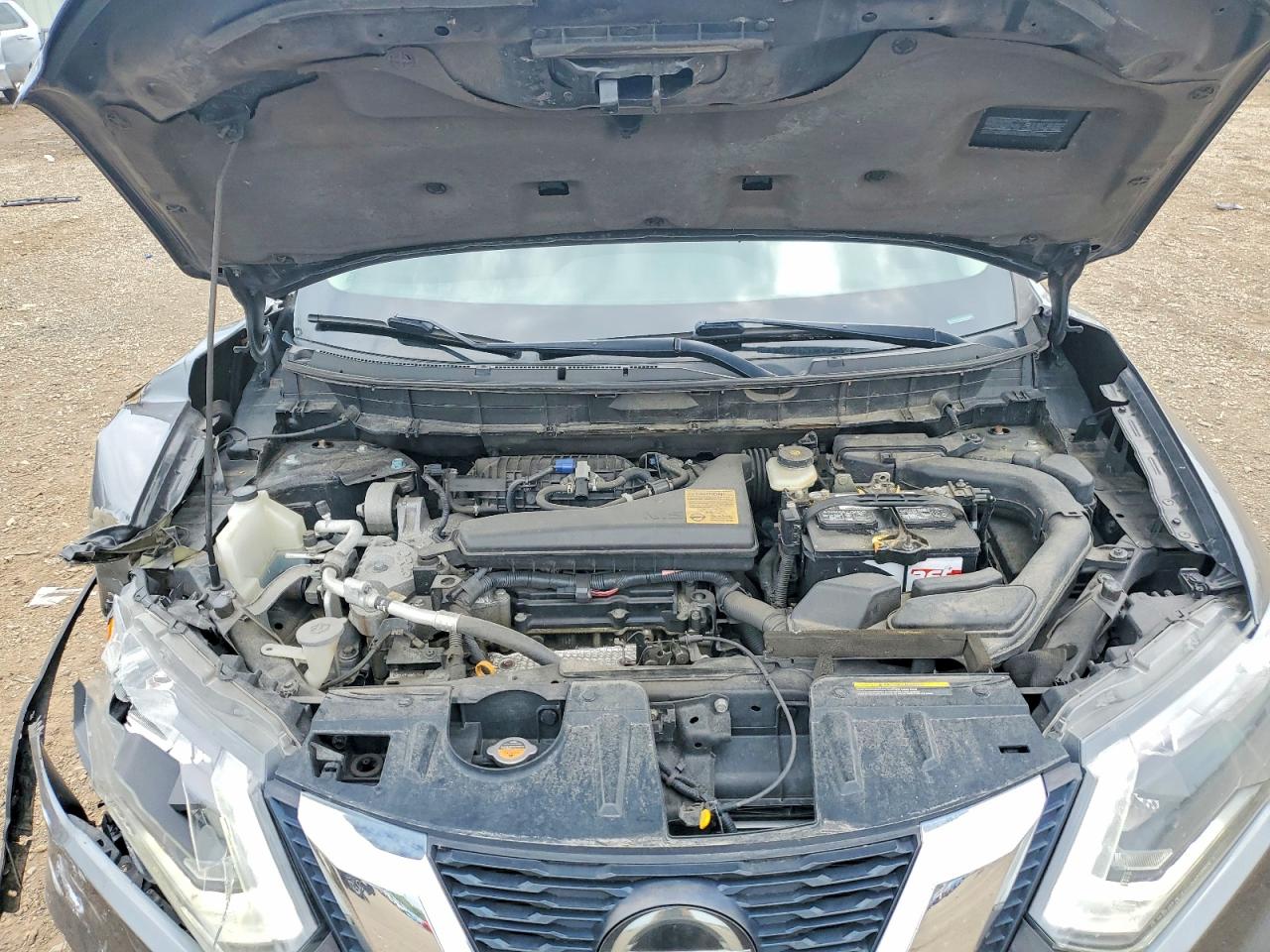 2018 Nissan Rogue S Серый vin: 5N1AT2MV6JC744985