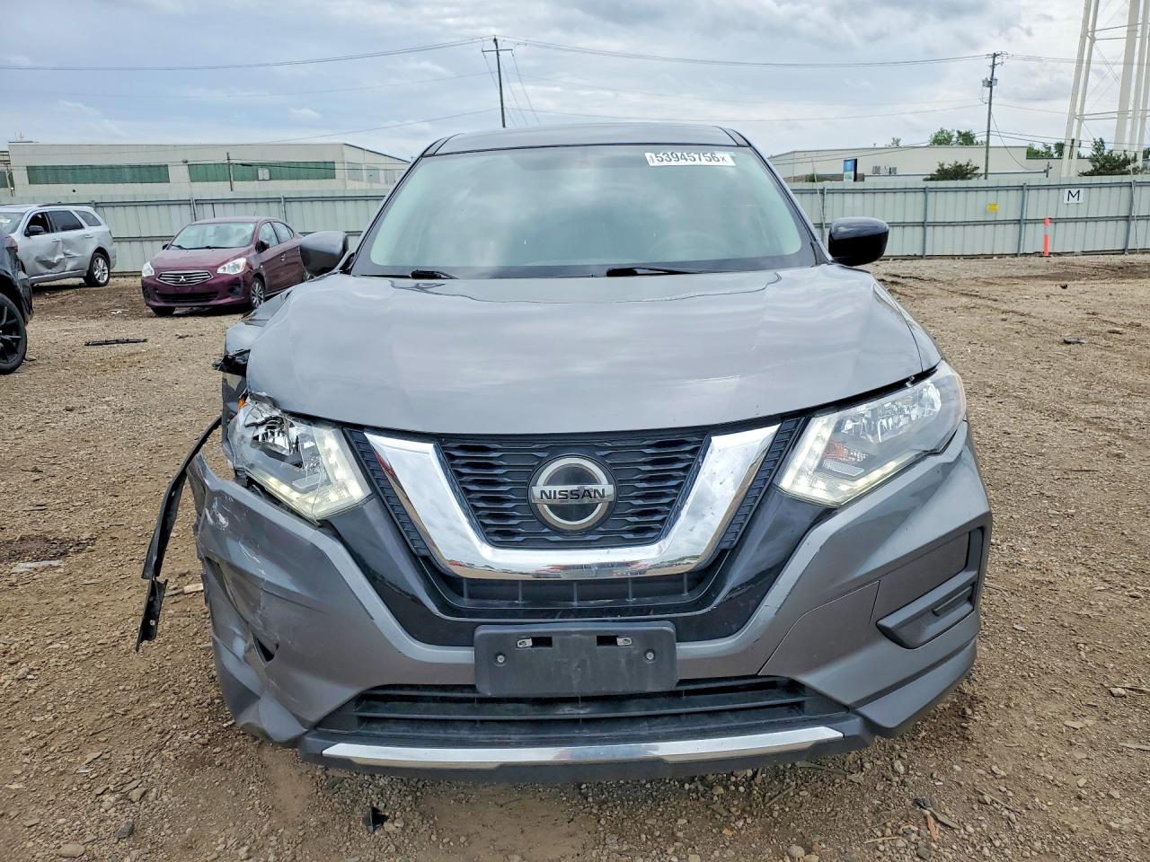 2018 Nissan Rogue S Серый vin: 5N1AT2MV6JC744985