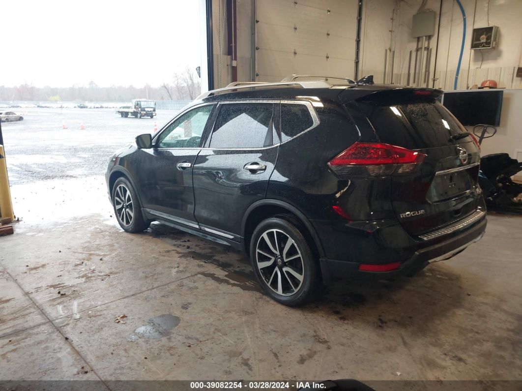 2019 Nissan Rogue Sl Black vin: 5N1AT2MV6KC790883
