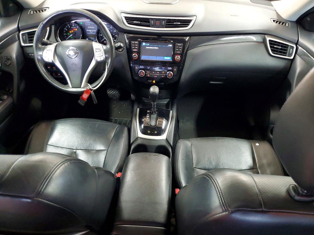 2014 Nissan Rogue Sl Silver vin: 5N1AT2MV7EC754723