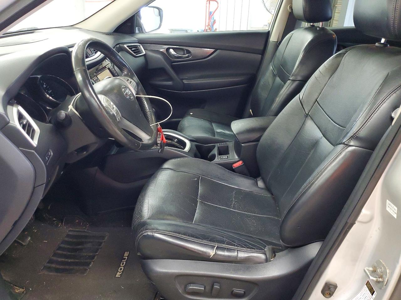 2014 Nissan Rogue Sl Silver vin: 5N1AT2MV7EC754723