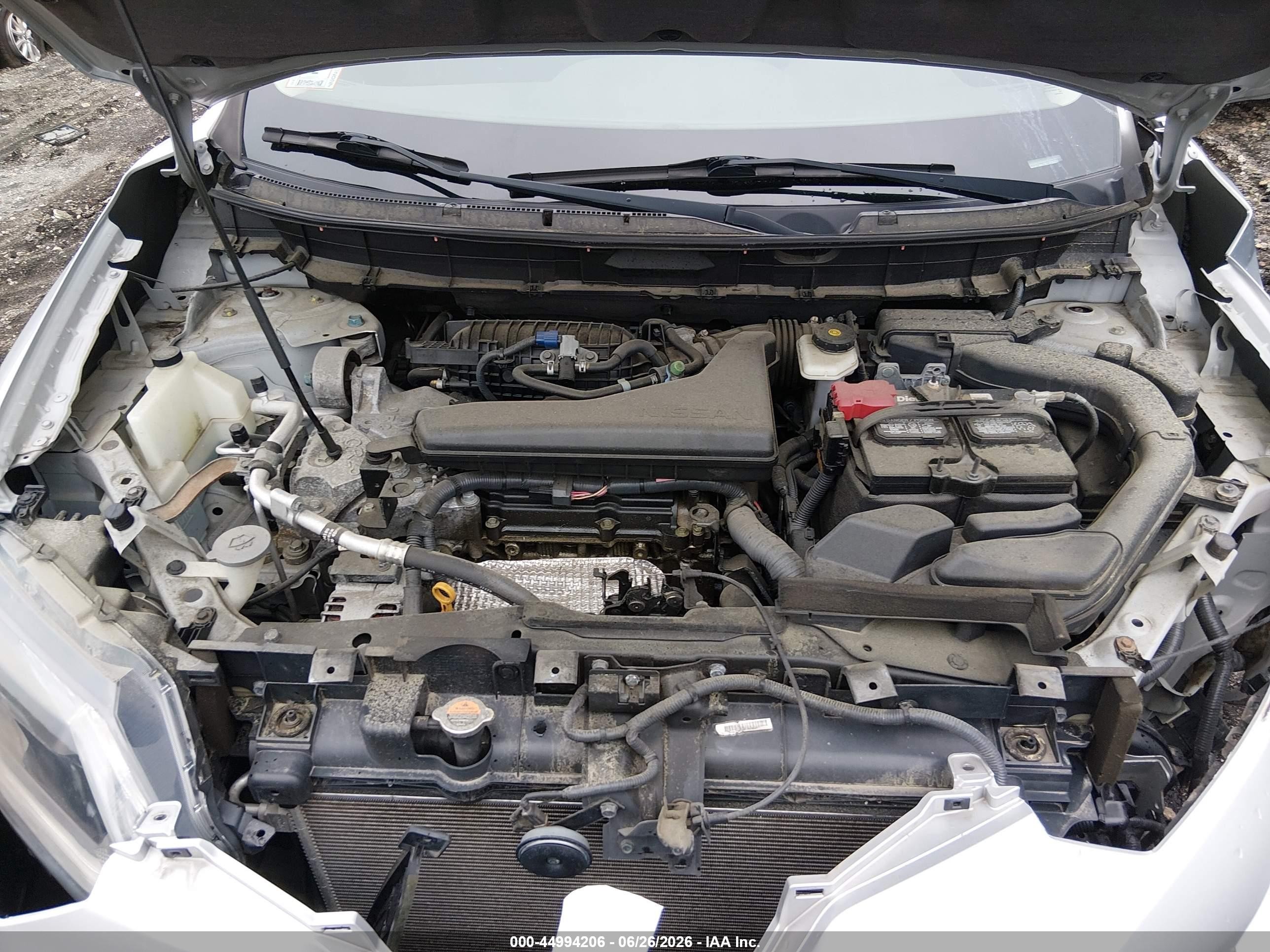 2014 Nissan Rogue Sv Silver vin: 5N1AT2MV7EC758237