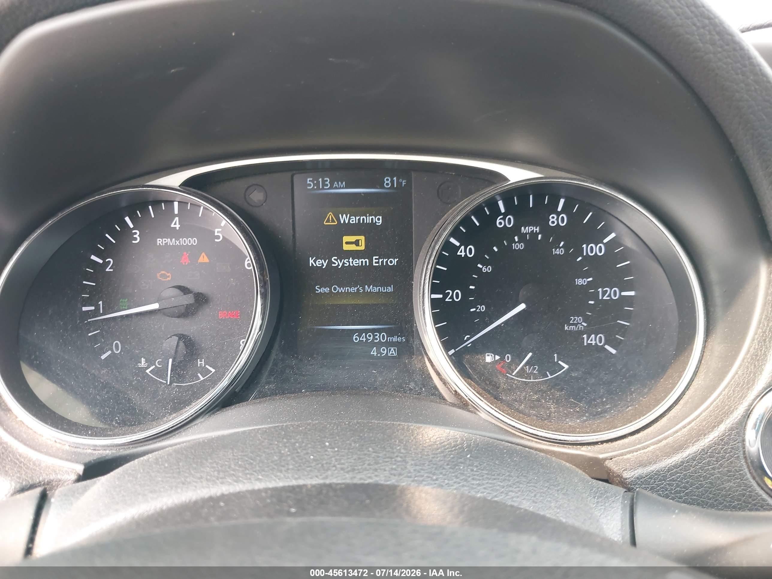 2014 Nissan Rogue Sv Silver vin: 5N1AT2MV7EC758853