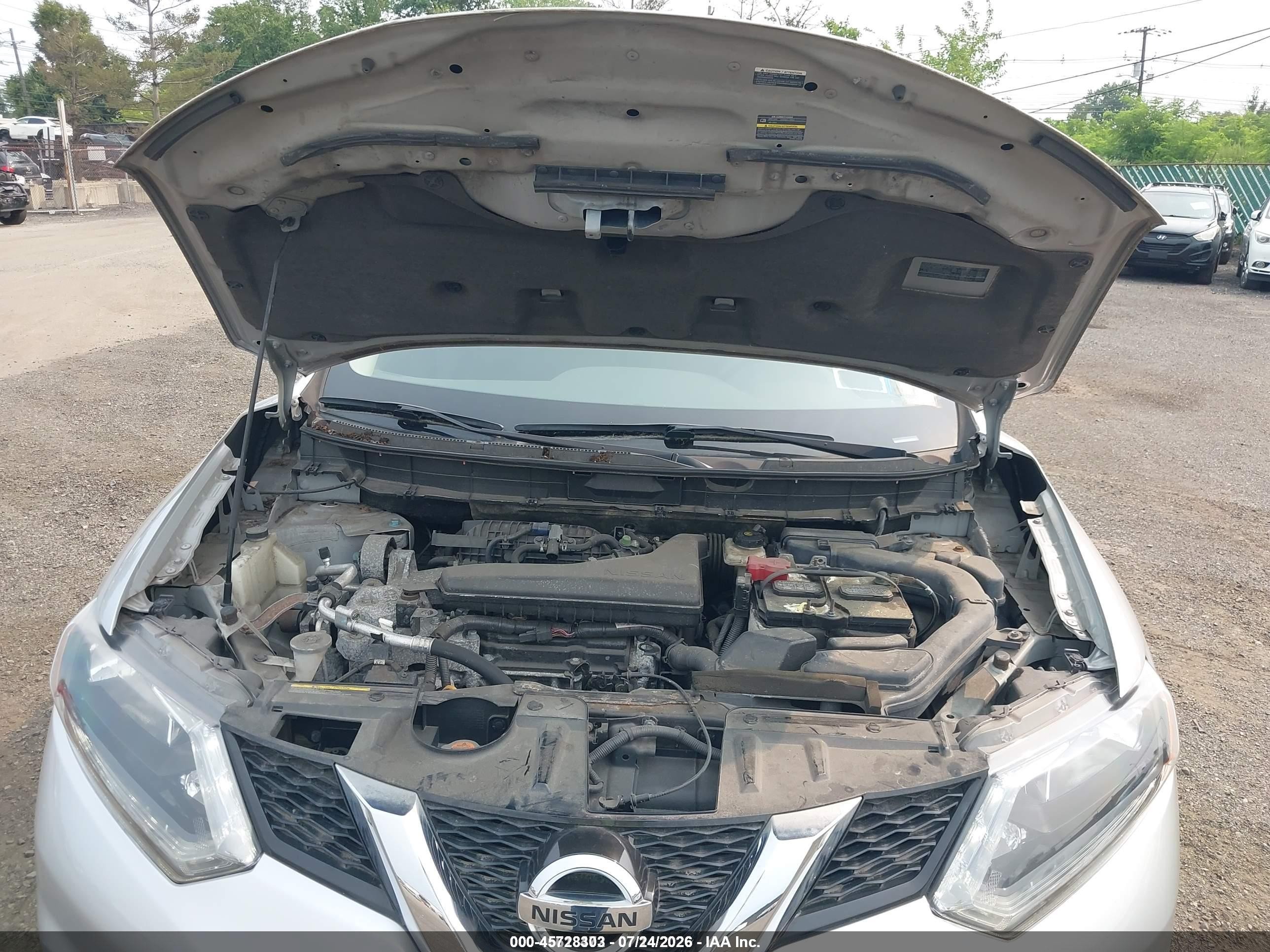 2014 Nissan Rogue Sv vin: 5N1AT2MV7EC758853