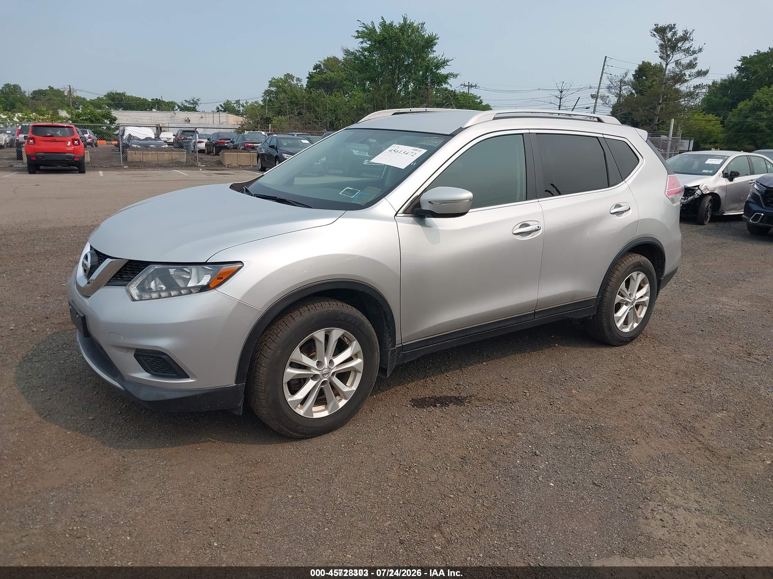 2014 Nissan Rogue Sv vin: 5N1AT2MV7EC758853