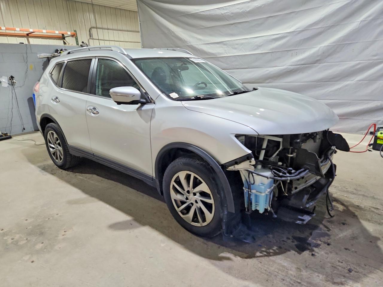2014 Nissan Rogue Sl Silver vin: 5N1AT2MV7EC759680