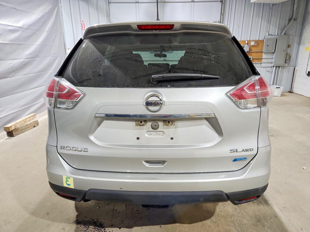 2014 Nissan Rogue Sl Silver vin: 5N1AT2MV7EC759680
