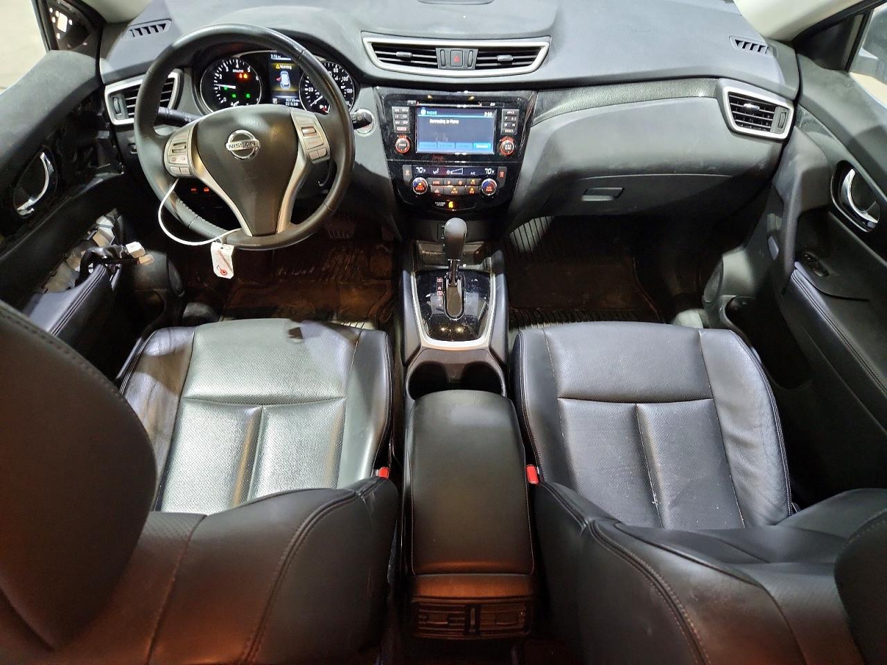 2014 Nissan Rogue Sl Silver vin: 5N1AT2MV7EC759680