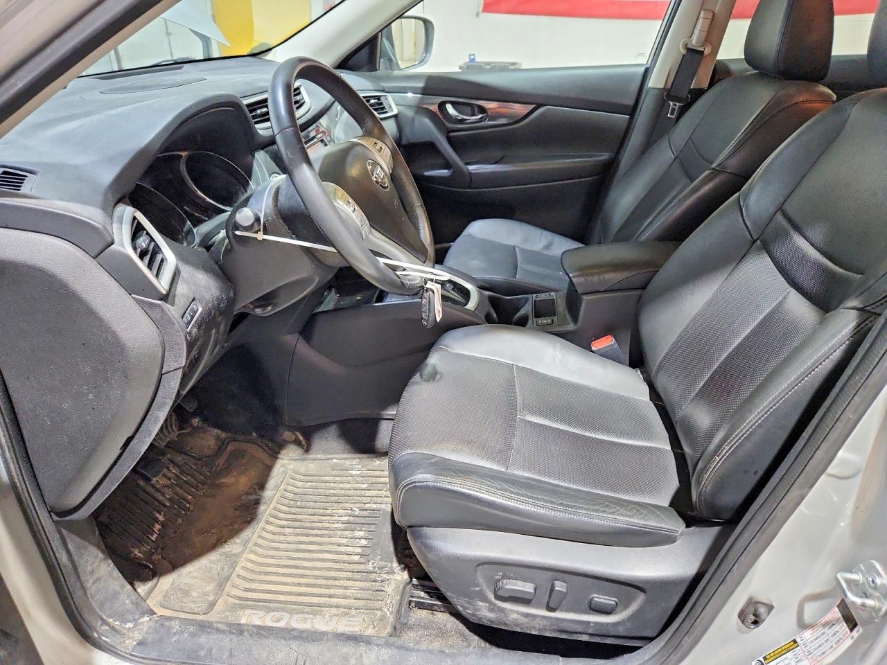 2014 Nissan Rogue Sl Silver vin: 5N1AT2MV7EC759680