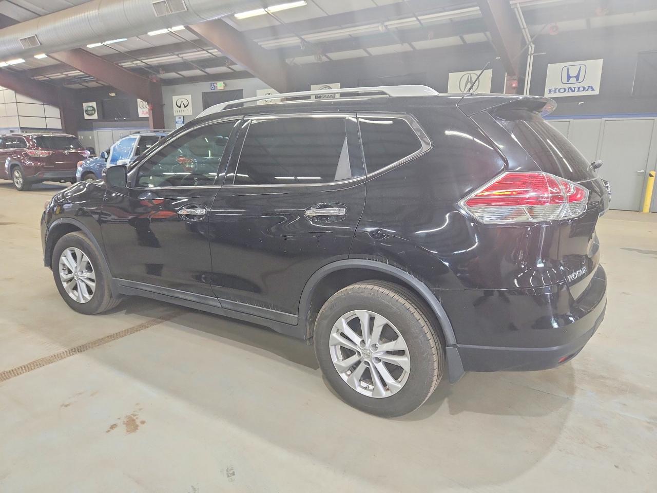 2014 Nissan Rogue Sv Black vin: 5N1AT2MV7EC763261