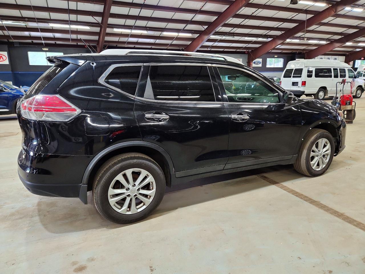 2014 Nissan Rogue Sv Black vin: 5N1AT2MV7EC763261