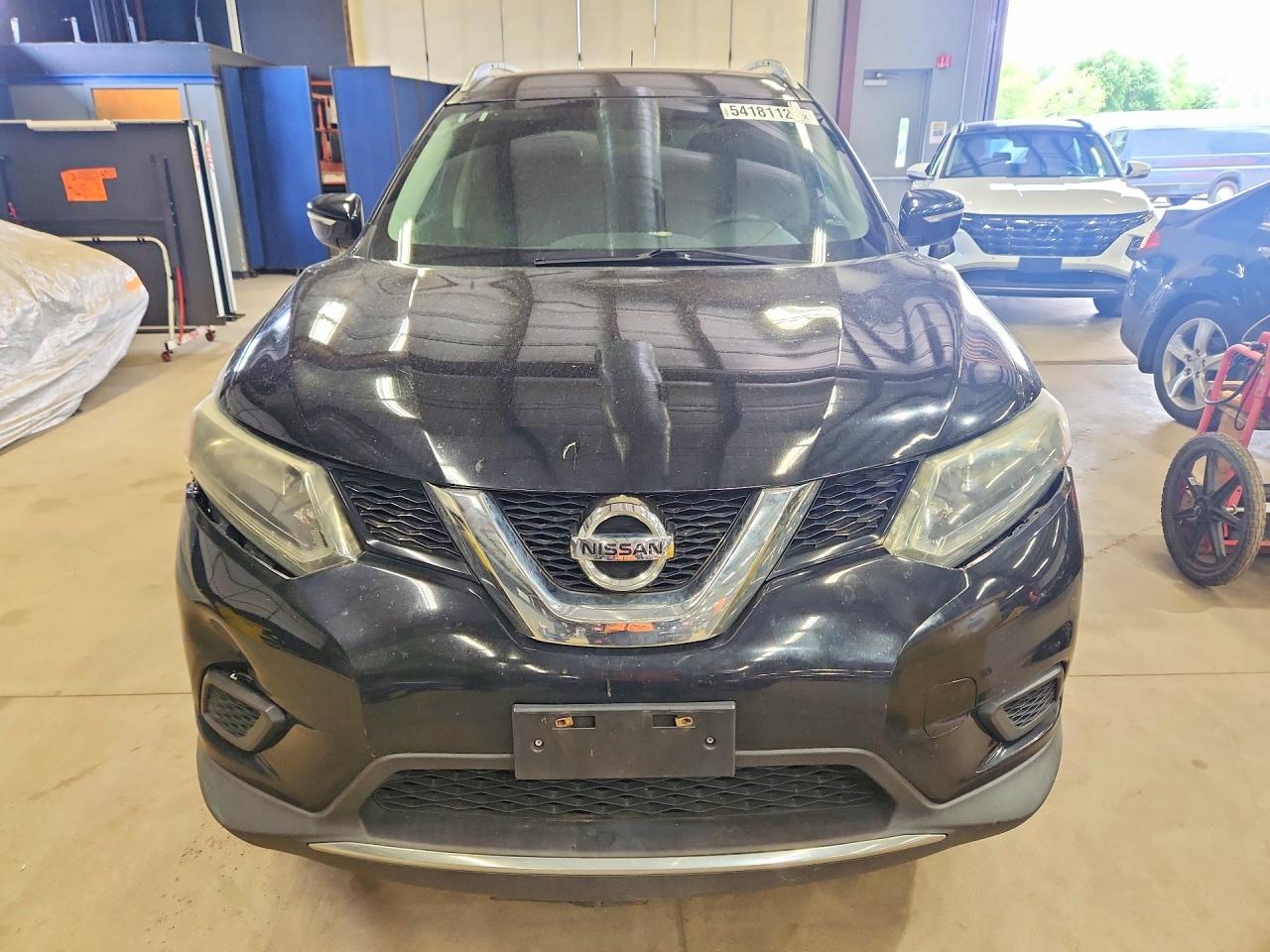 2014 Nissan Rogue Sv Black vin: 5N1AT2MV7EC763261