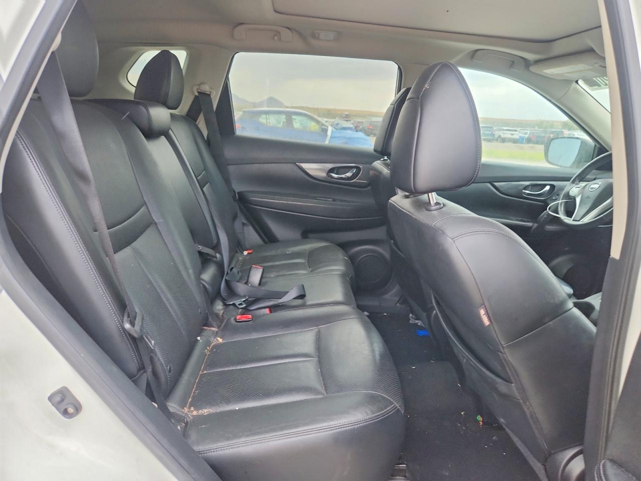 2014 Nissan Rogue Sl White vin: 5N1AT2MV7EC768363