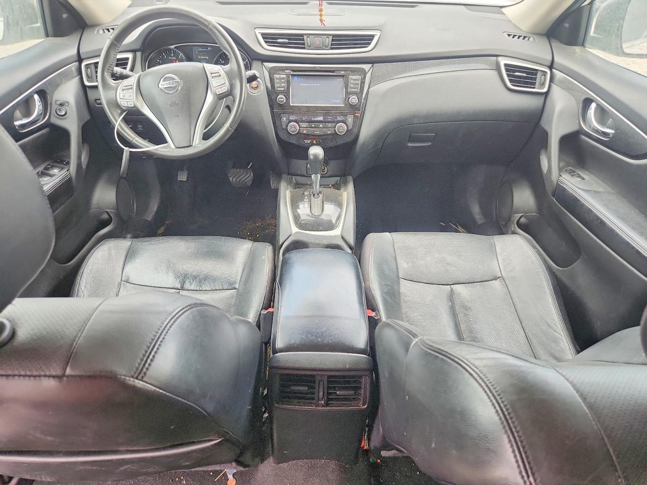 2014 Nissan Rogue Sl White vin: 5N1AT2MV7EC768363