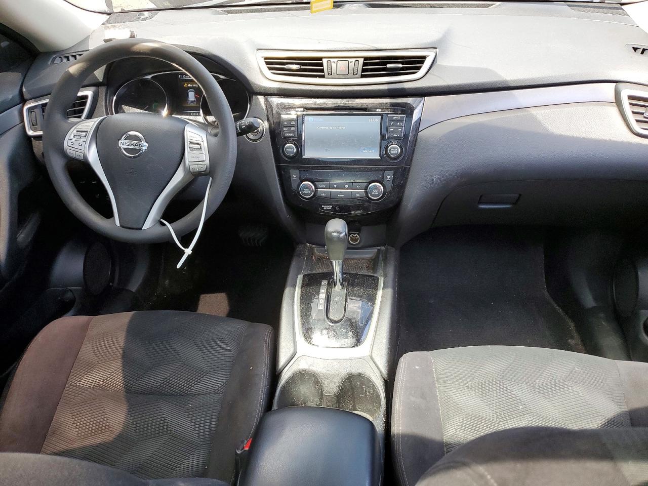 2014 Nissan Rogue Sv Серебряный vin: 5N1AT2MV7EC786555