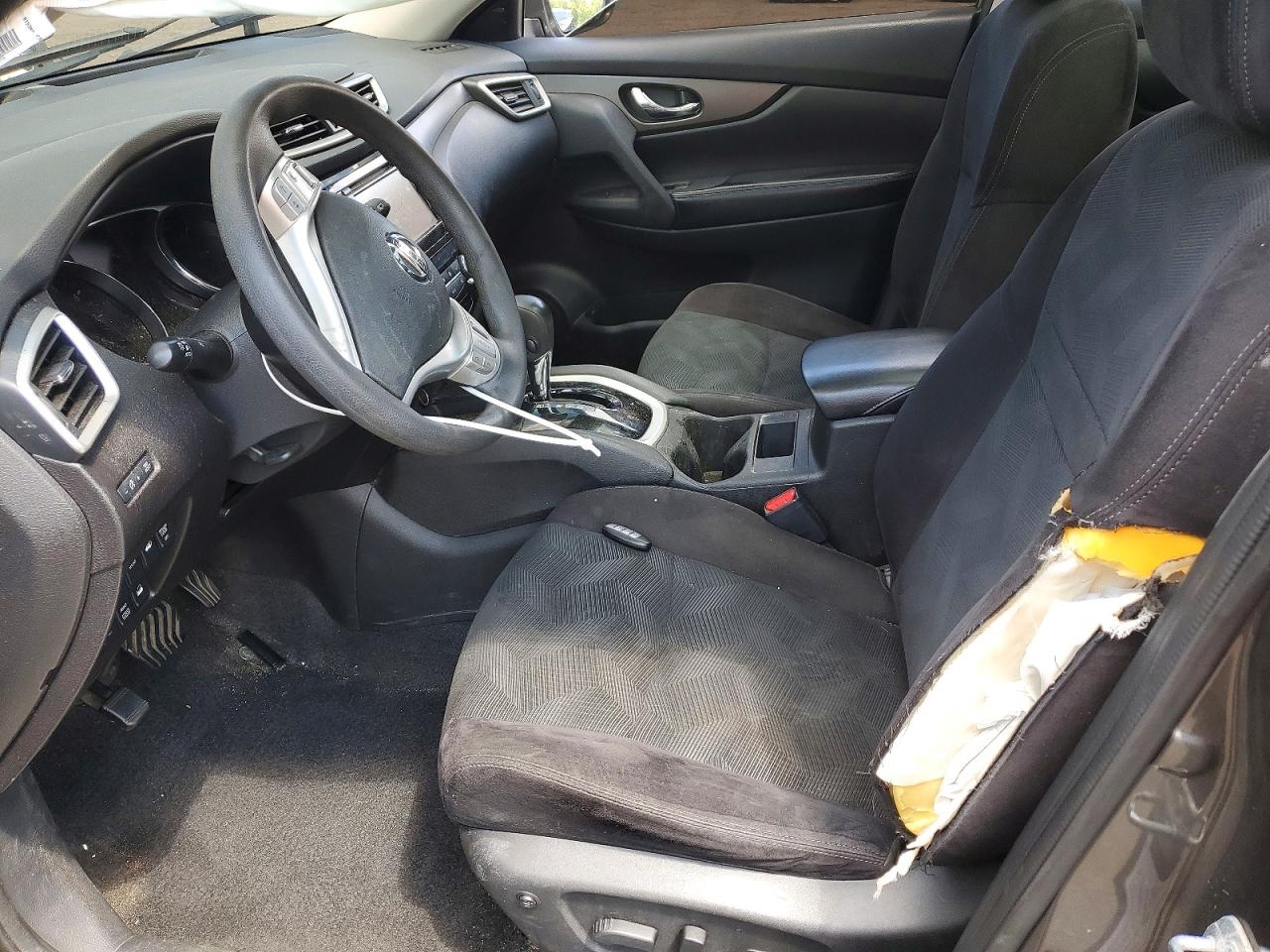 2014 Nissan Rogue Sv Серебряный vin: 5N1AT2MV7EC786555