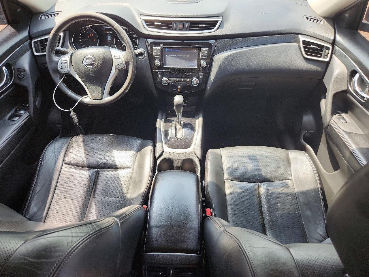 2014 Nissan Rogue Sl Черный vin: 5N1AT2MV7EC794851