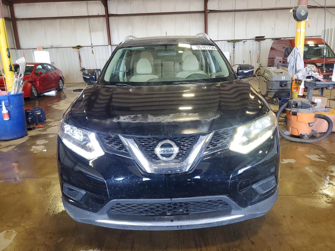 2014 Nissan Rogue Sv Черный vin: 5N1AT2MV7EC795806