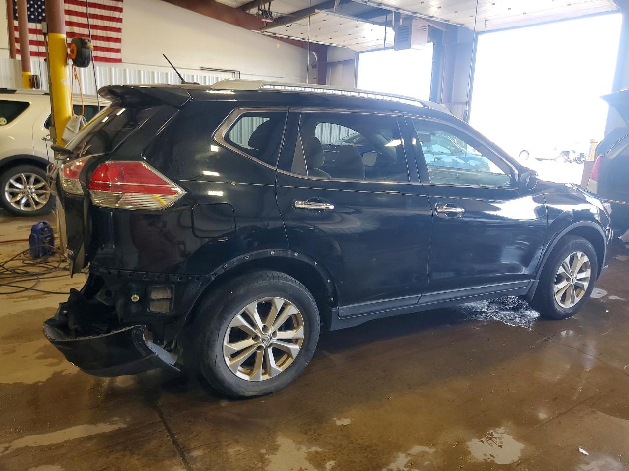 2014 Nissan Rogue Sv Черный vin: 5N1AT2MV7EC795806