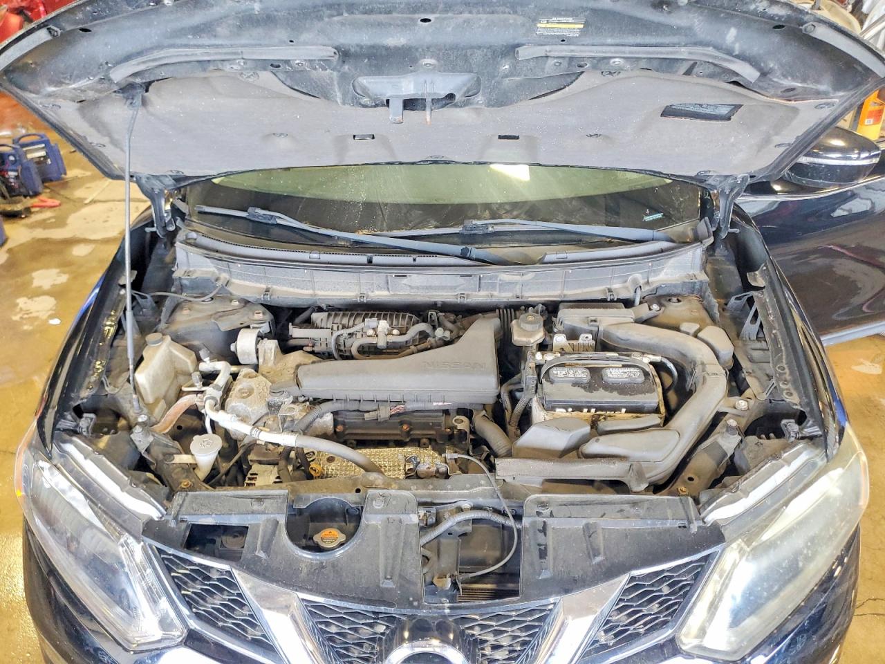 2014 Nissan Rogue Sv Черный vin: 5N1AT2MV7EC795806