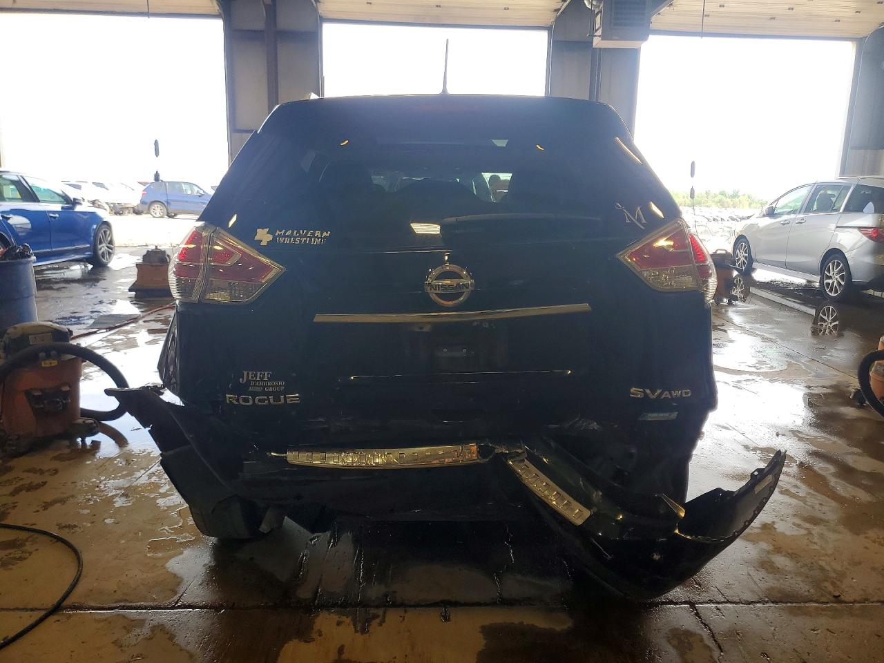 2014 Nissan Rogue Sv Черный vin: 5N1AT2MV7EC795806