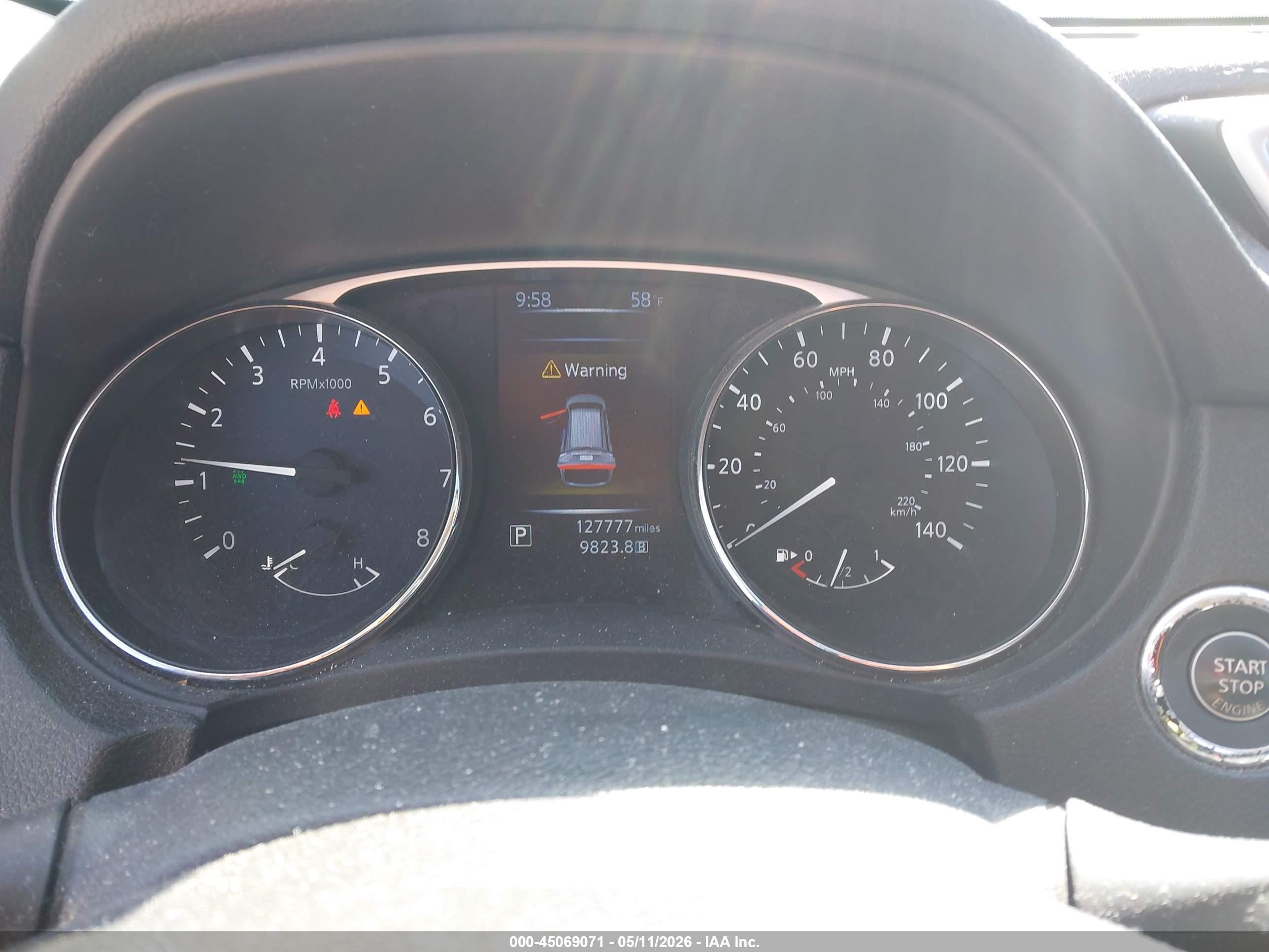 2014 Nissan Rogue Sv Gray vin: 5N1AT2MV7EC806562