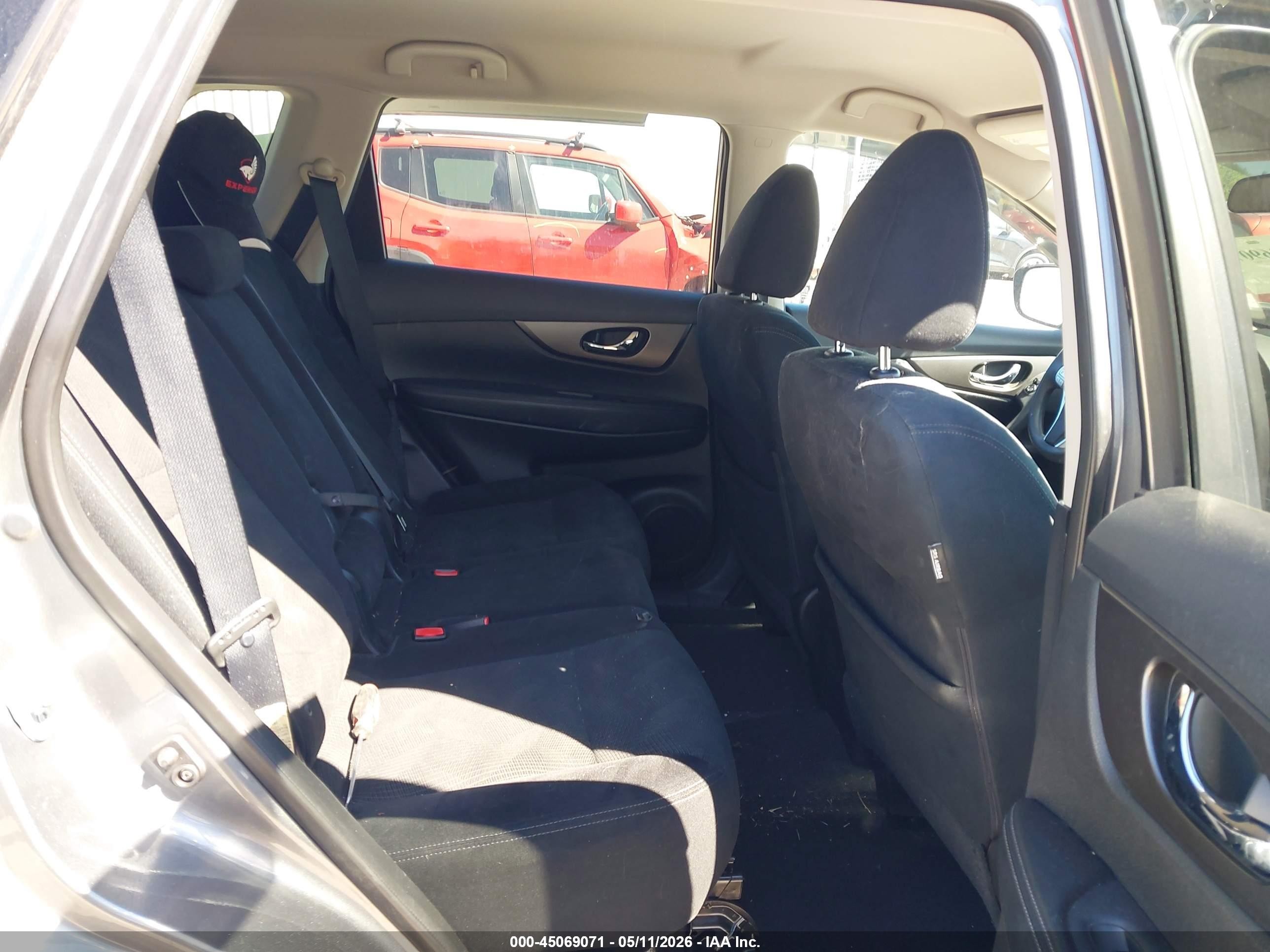 2014 Nissan Rogue Sv Gray vin: 5N1AT2MV7EC806562