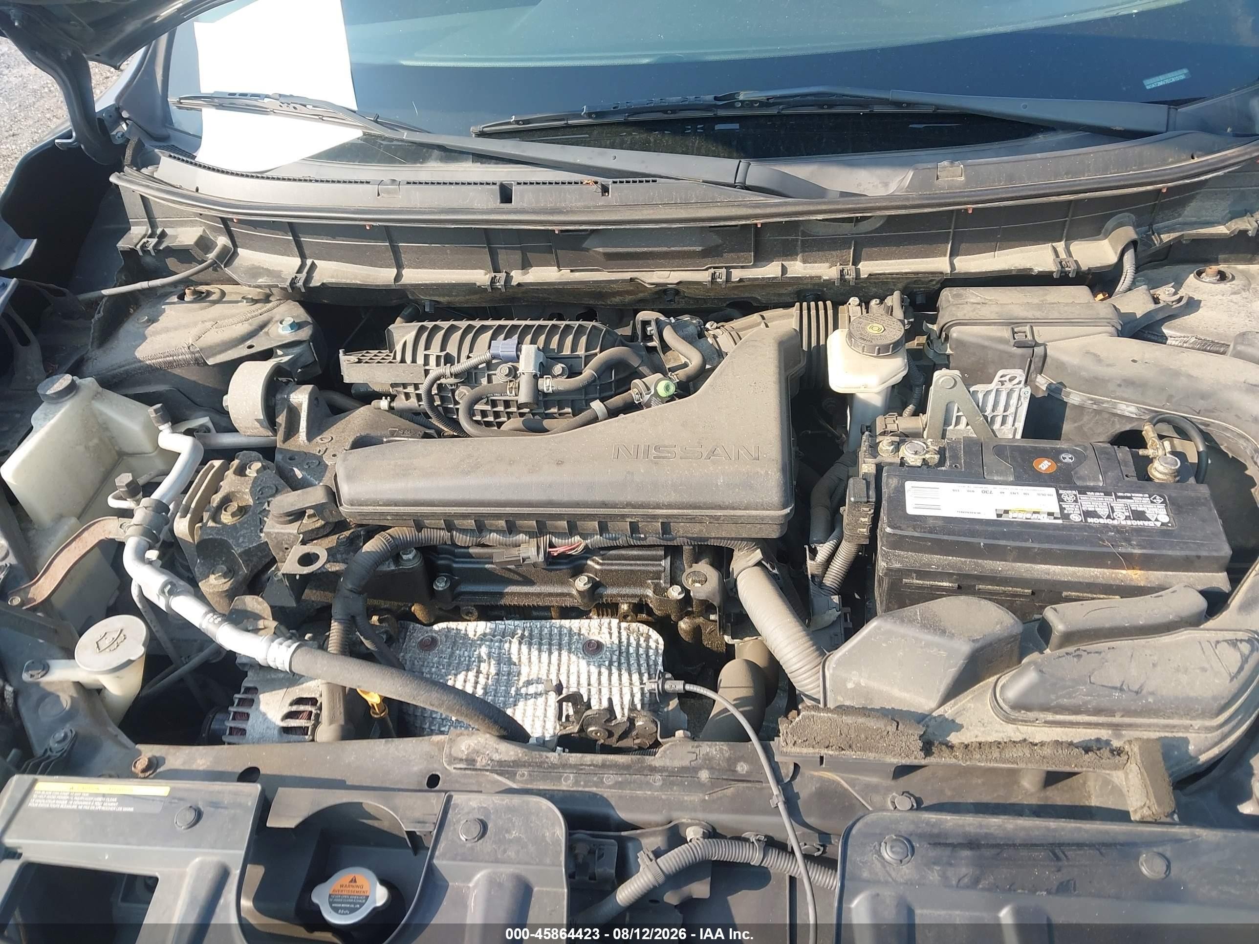 2014 Nissan Rogue Sv Синий vin: 5N1AT2MV7EC815150