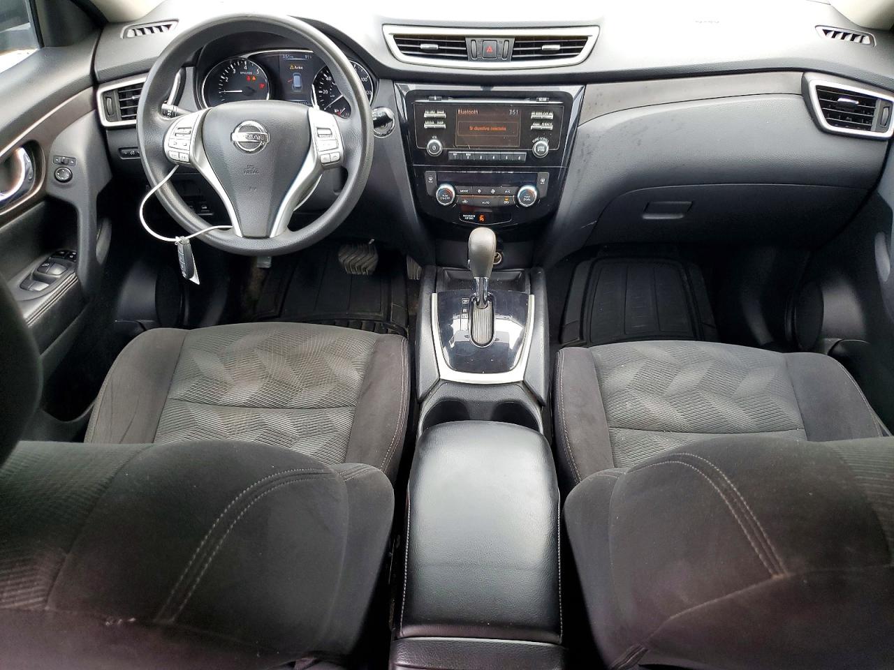 2014 Nissan Rogue S Black vin: 5N1AT2MV7EC819229